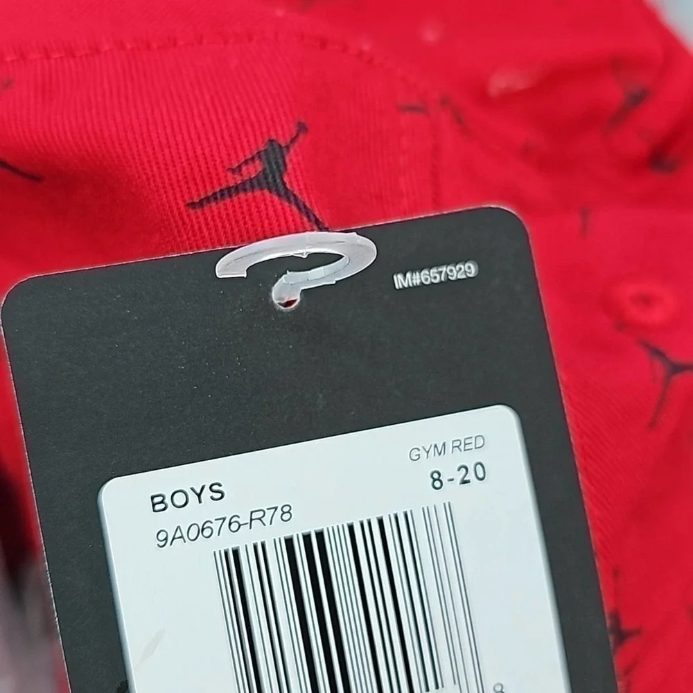 Jordan Boys Youth‎ Bucket Hat Red Black New